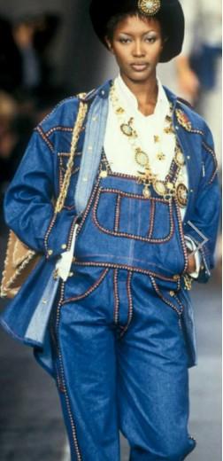 샤넬 서부 데님 재킷 P44555V