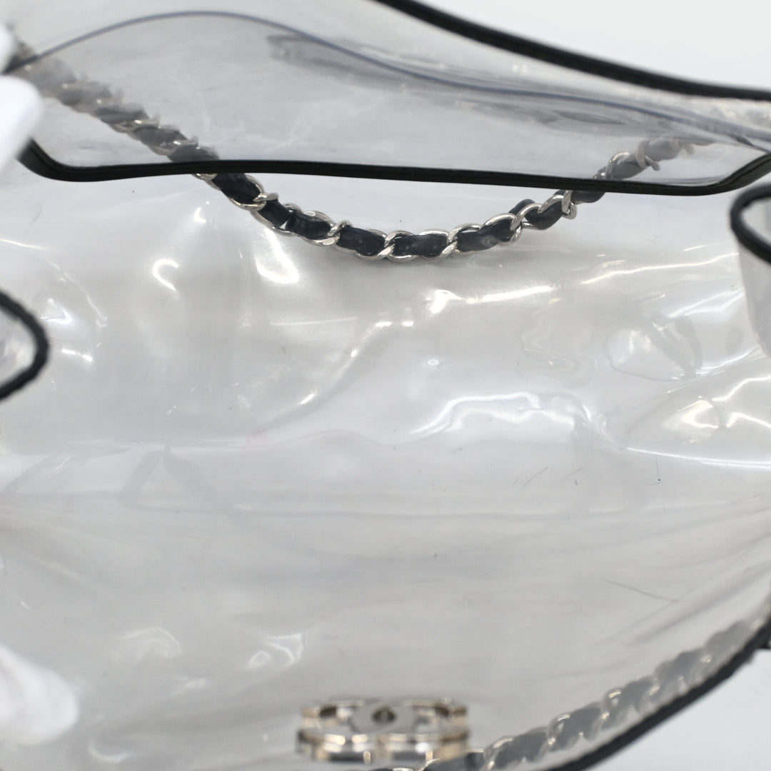 CHANEL Coco Mark Vinyl Chain Shoulder Bag P43495V