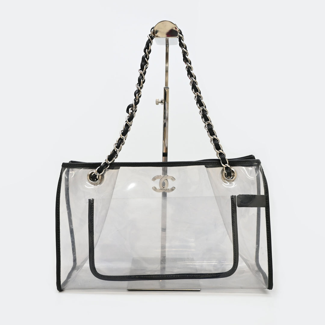 CHANEL Coco Mark Vinyl Chain Shoulder Bag P43495V