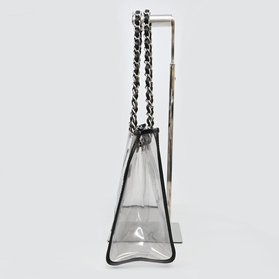 CHANEL Coco Mark Vinyl Chain Shoulder Bag P43495V