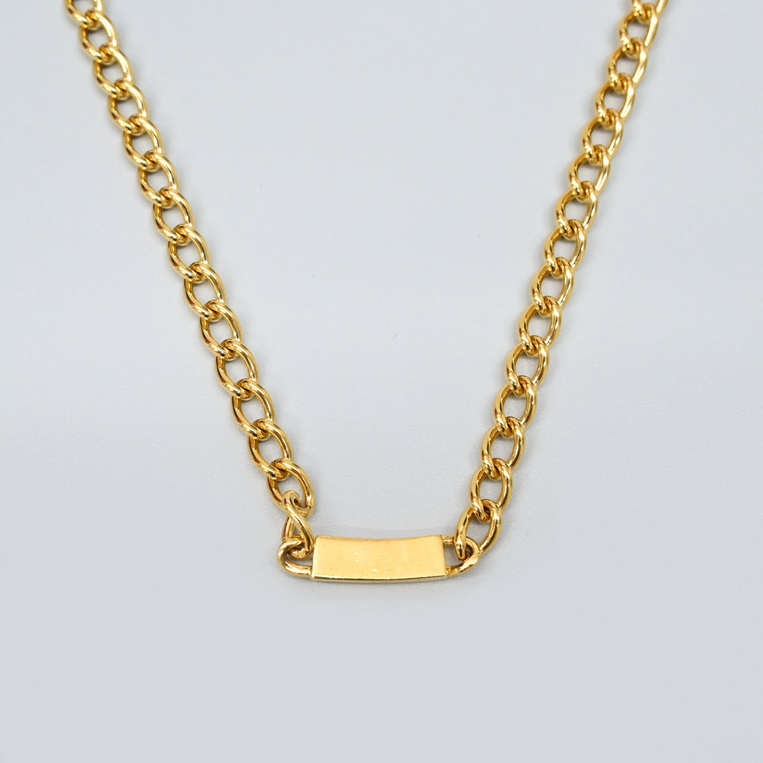 プレートモチーフ ネックレス