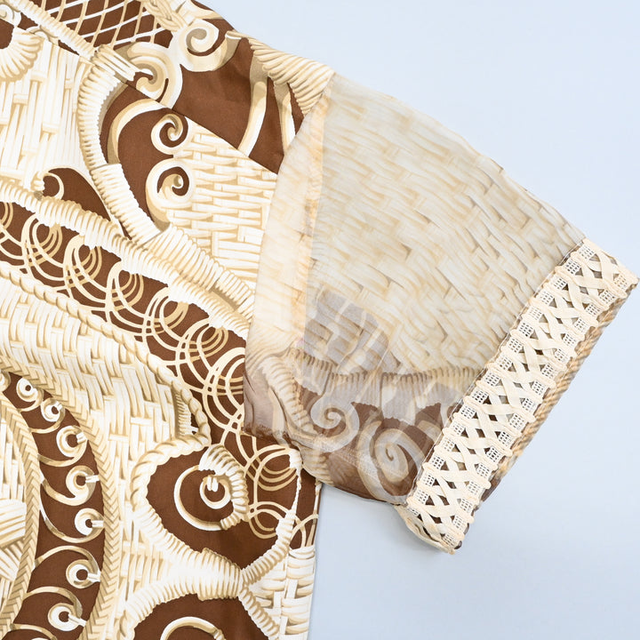 シルク シャツ ワンピース