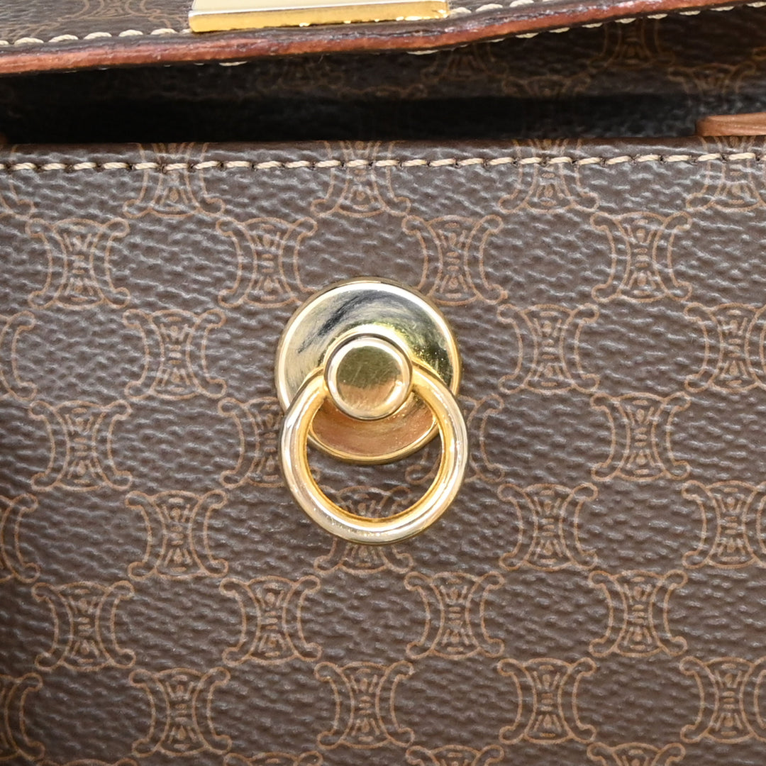 Celine Gancini Hardware Macadam图案迷你肩带P45193V