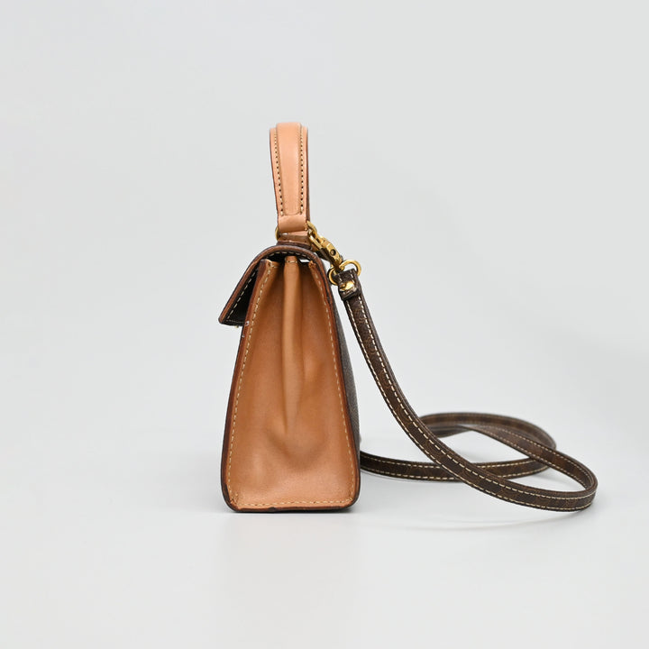 Celine Gancini Hardware Macadam图案迷你肩带P45193V