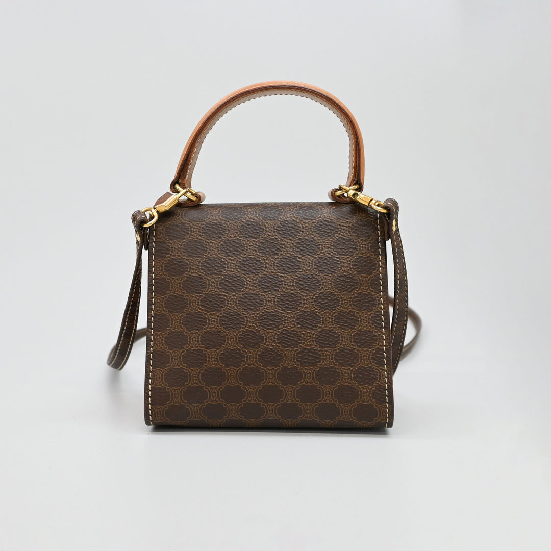 Celine Gancini Hardware Macadam图案迷你肩带P45193V