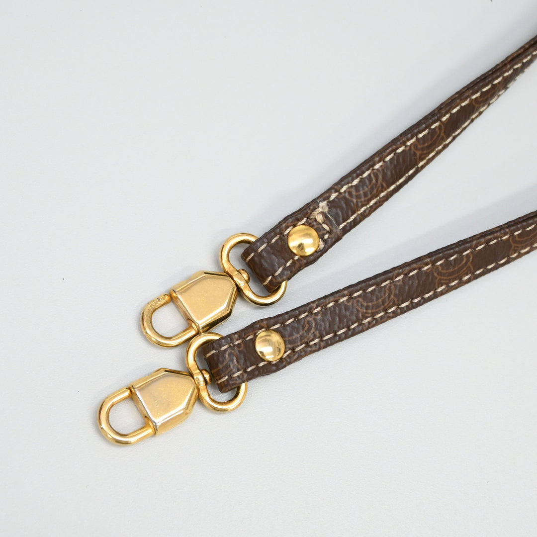 Celine Gancini Hardware Macadam图案迷你肩带P45193V