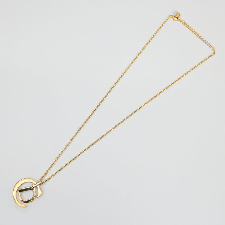 基督教基督教Dior CD徽标长项链P43546V