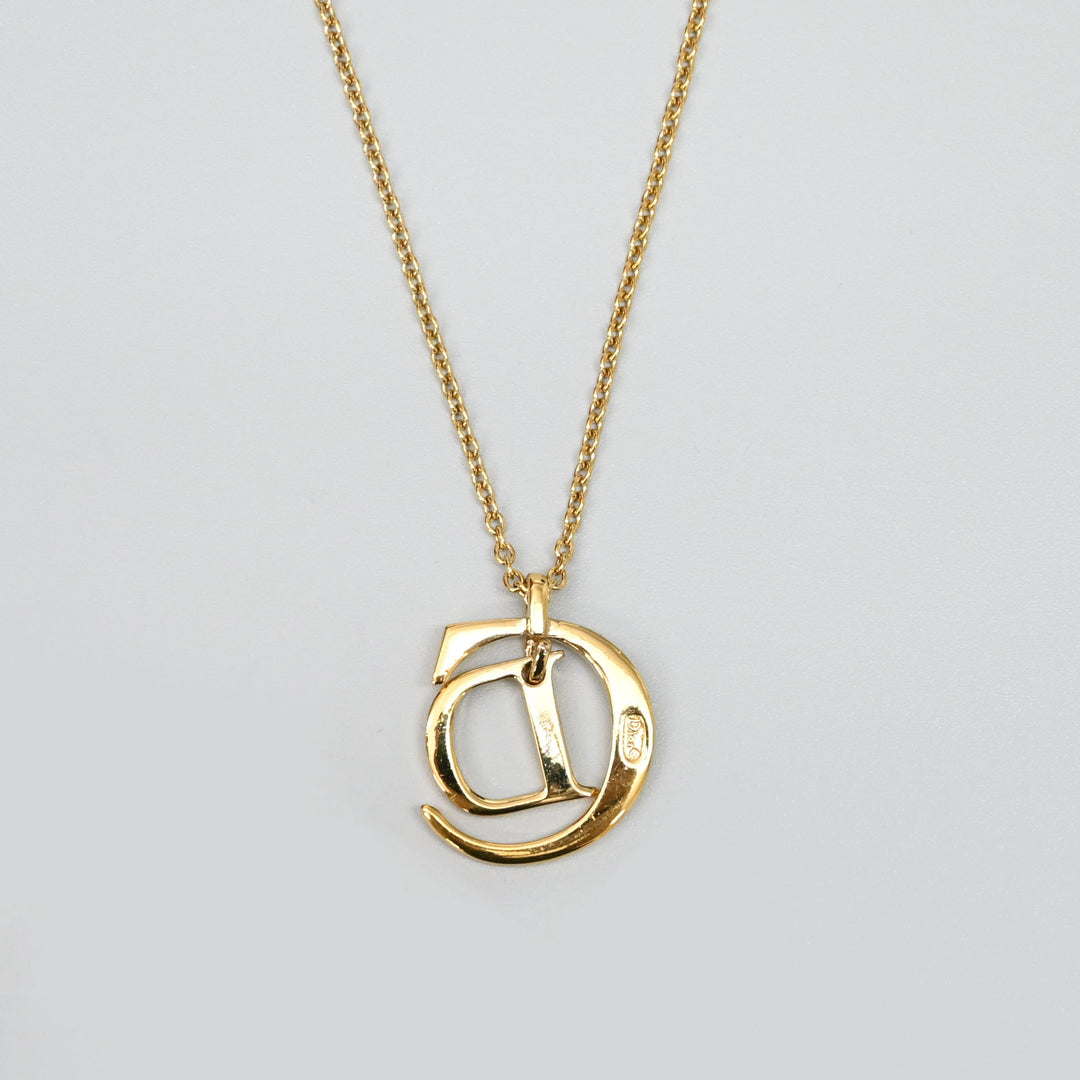 基督教基督教Dior CD徽标长项链P43546V