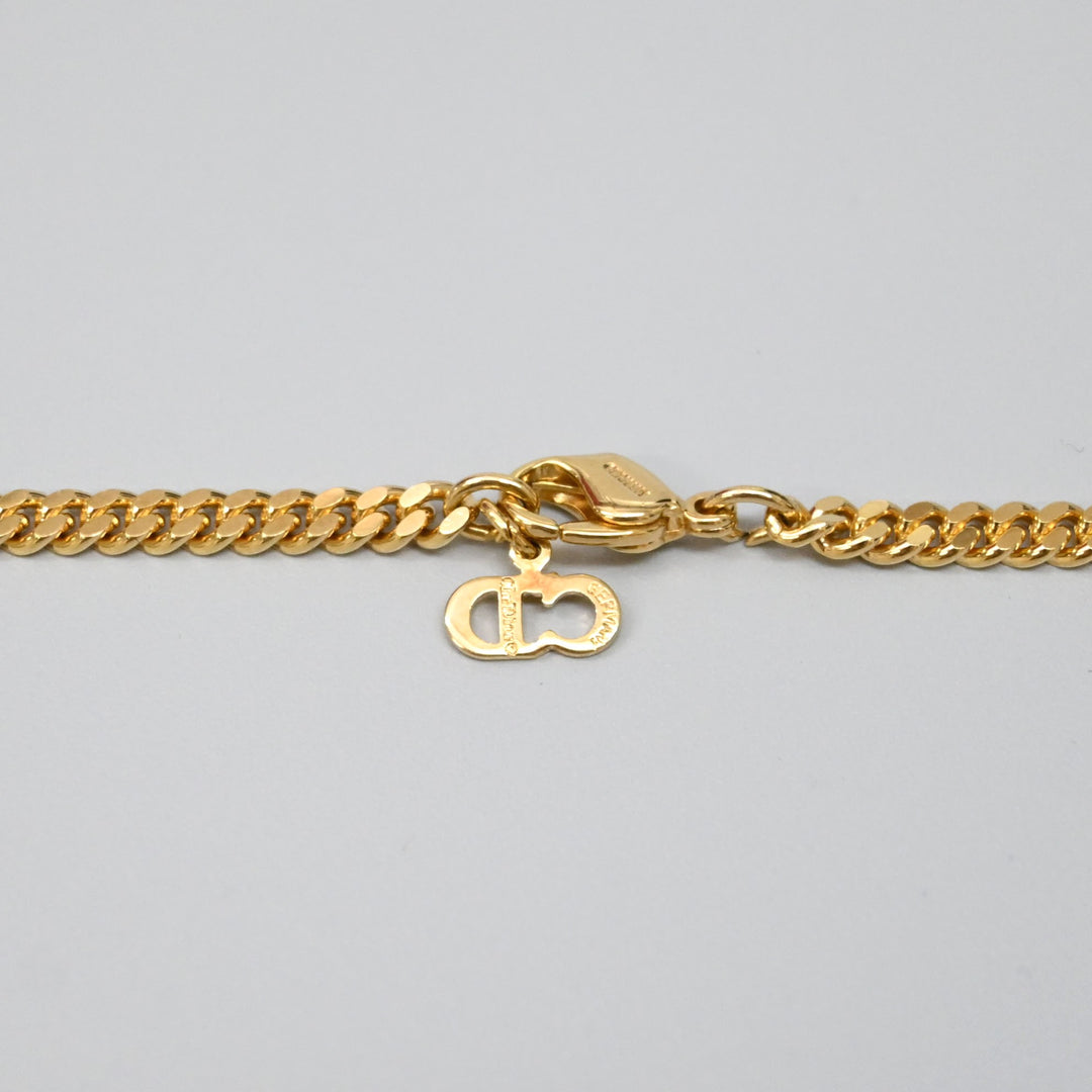 Christiandior Christian Dior Kihei Chain CD 로그 로그 Long Necklace P43647V