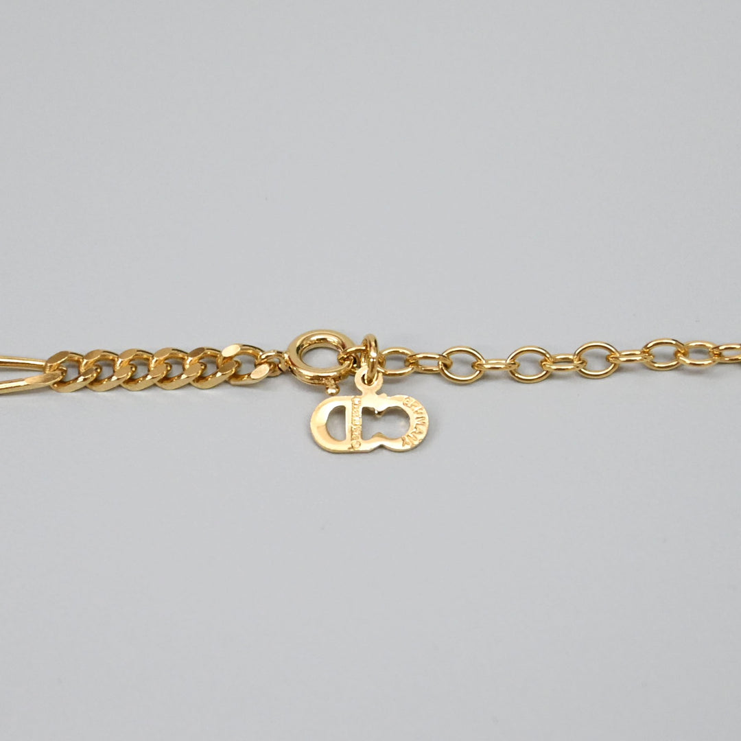 基督教基督教迪奥·基希(Christion Dior Kihei)链CD徽标项链P43650V