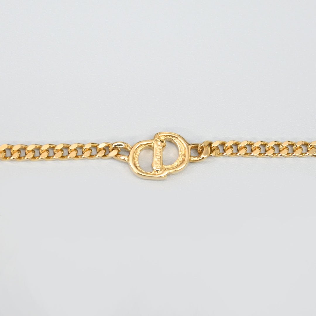 基督教基督教迪奥·基希(Christion Dior Kihei)链CD徽标项链P43650V