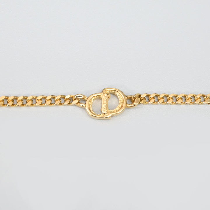 基督教基督教迪奥·基希(Christion Dior Kihei)链CD徽标项链P43650V