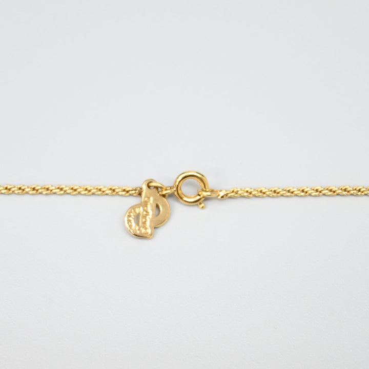 基督教基督教Dior绳索CD徽标项链P43649V