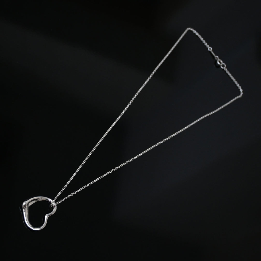 オープンハート ネックレス