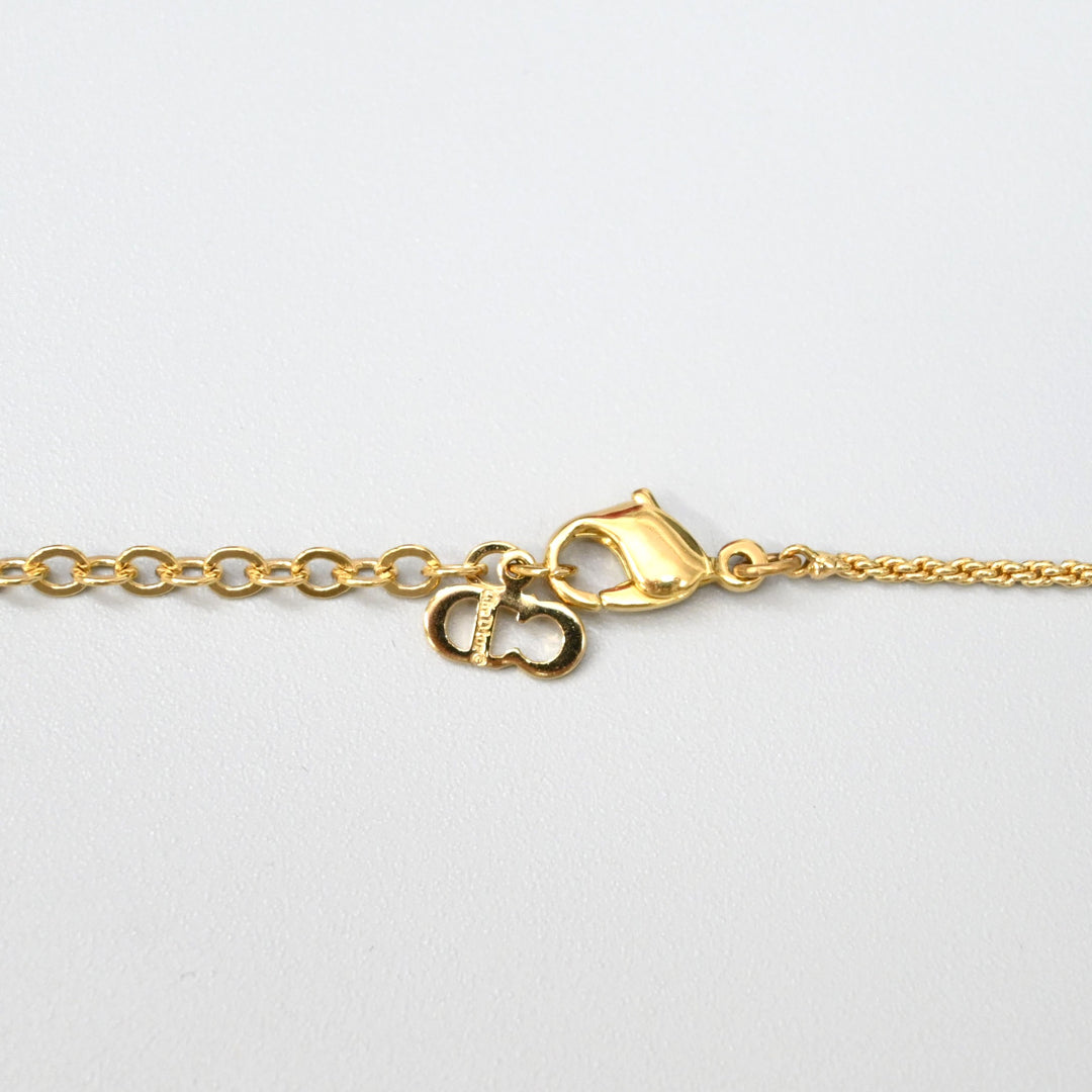 基督教基督教Dior CD徽标曲折项链P43690V