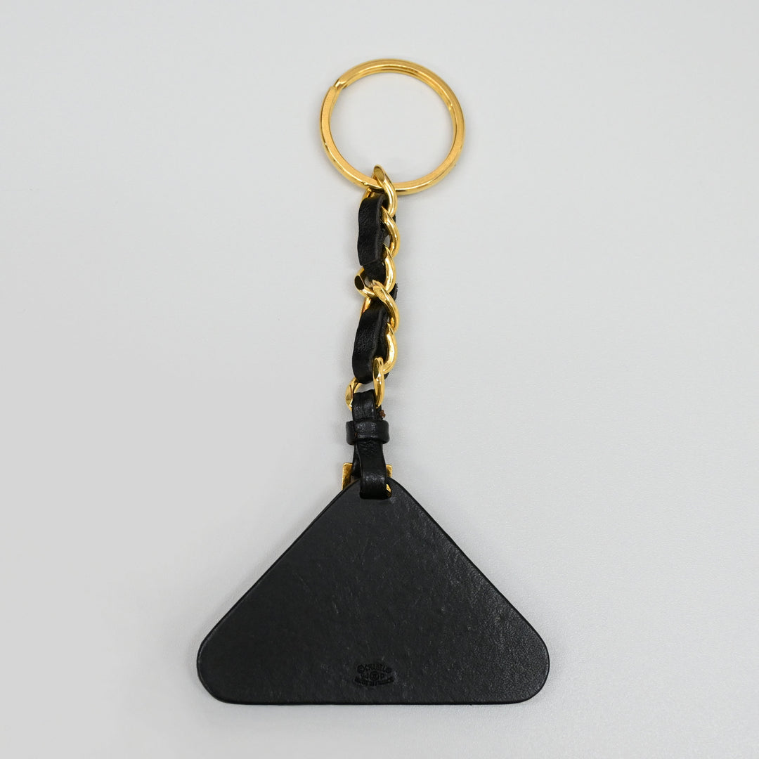 CHANEL Chanel Triangle Key Holder Charm P43851V