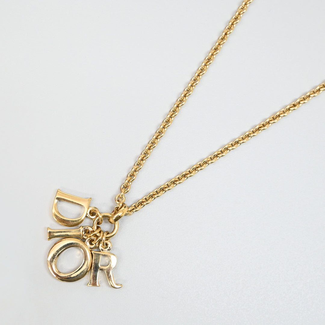 ChristianDior 基督 迪奥 徽标项链 P43928V