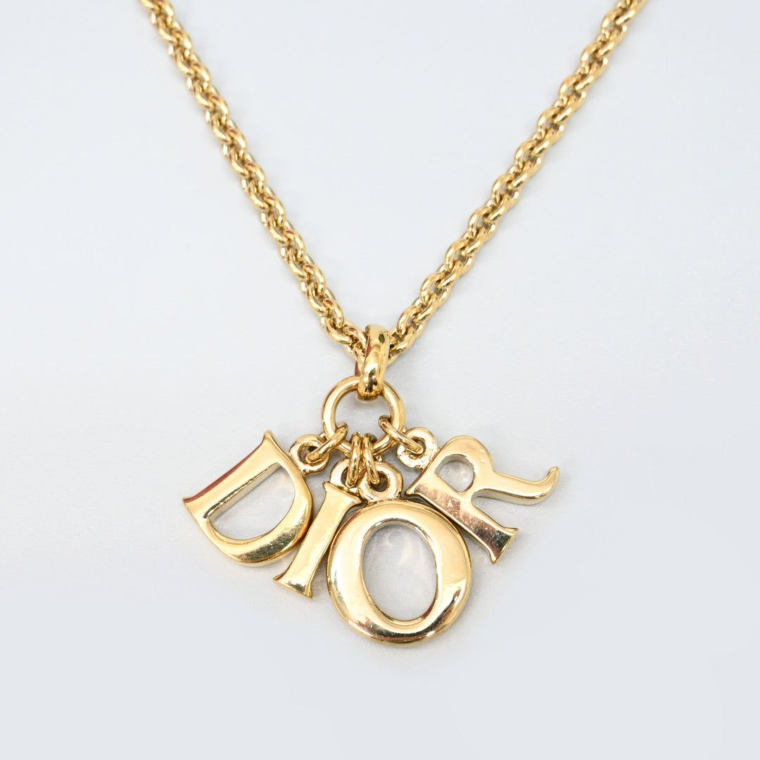 ChristianDior 基督 迪奥 徽标项链 P43928V