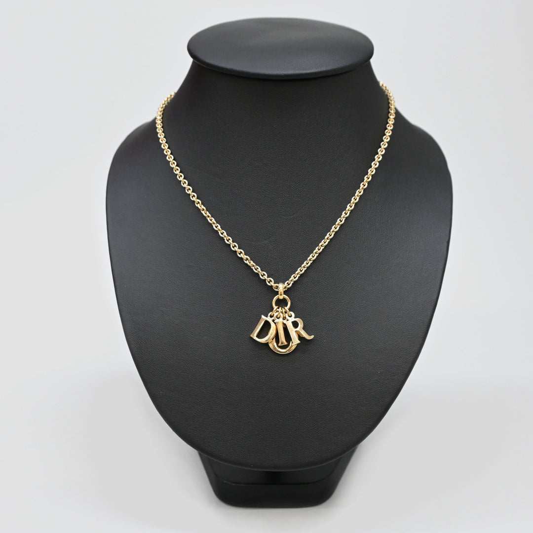 ChristianDior 基督 迪奥 徽标项链 P43928V