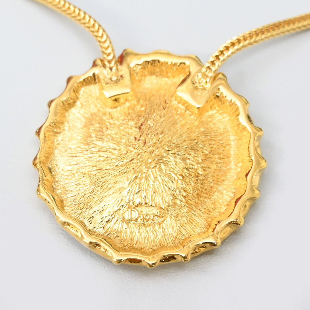 Christian Dior 병 캡 로고 목걸이 P43927V