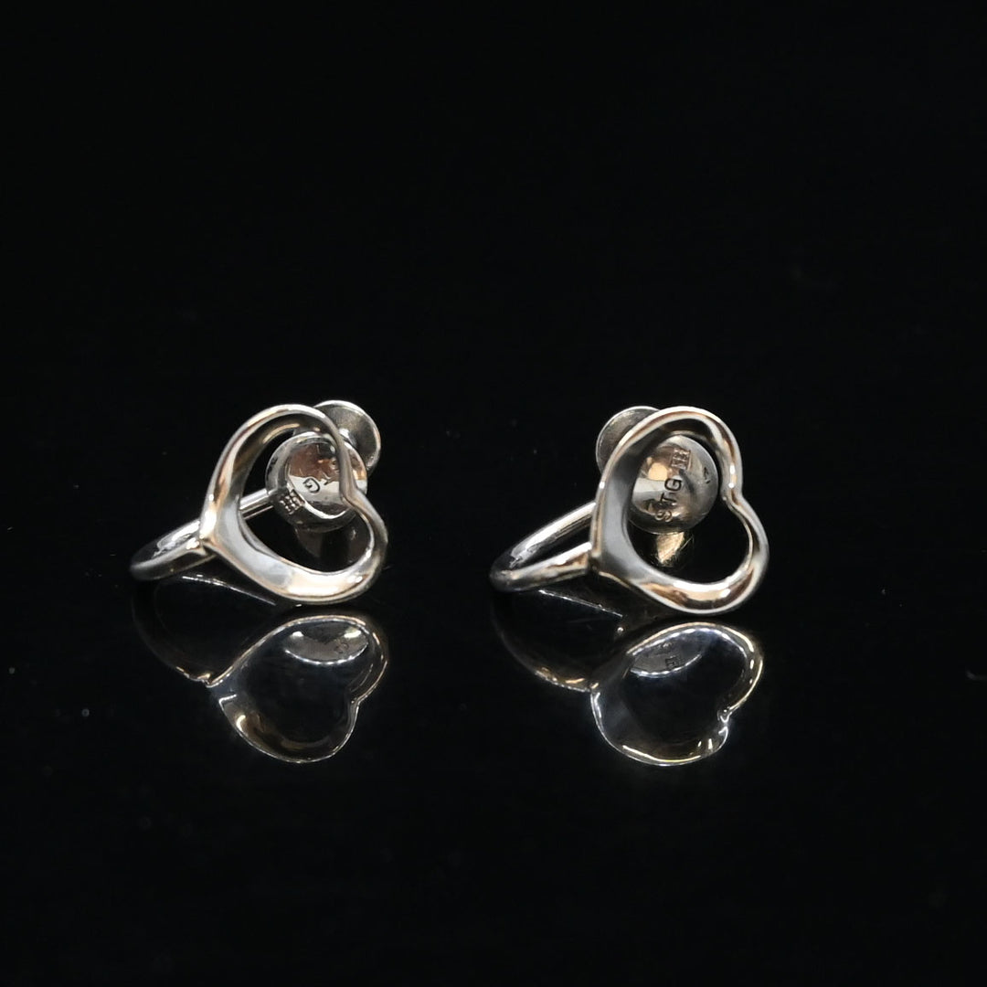 オープンハート イヤリング