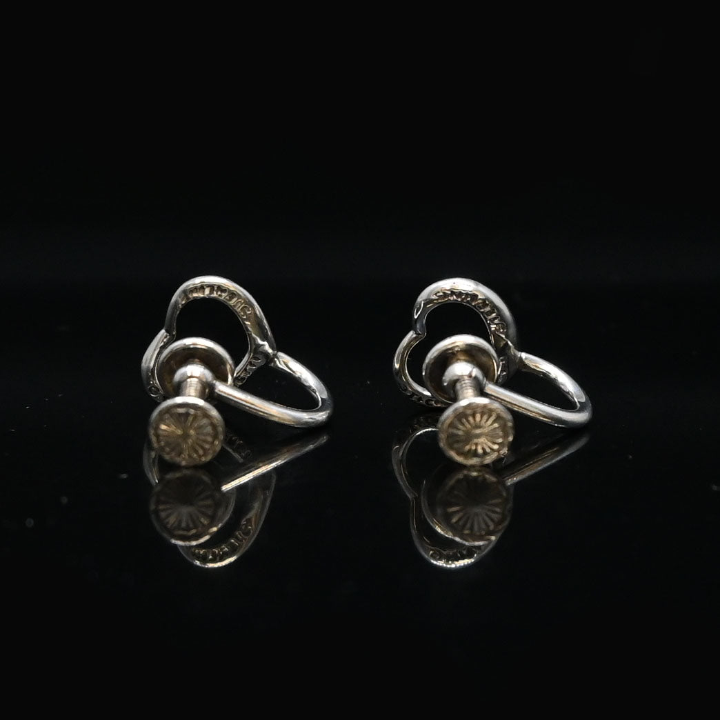 オープンハート イヤリング