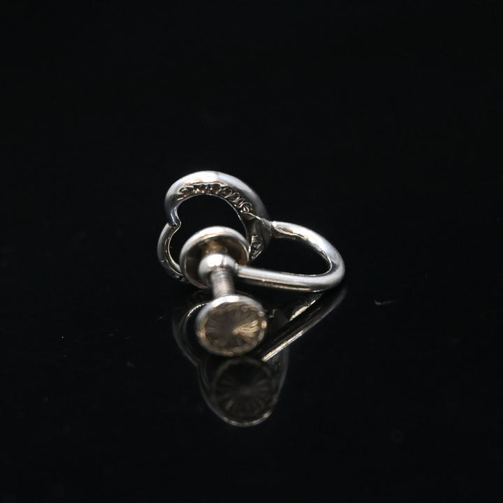 オープンハート イヤリング