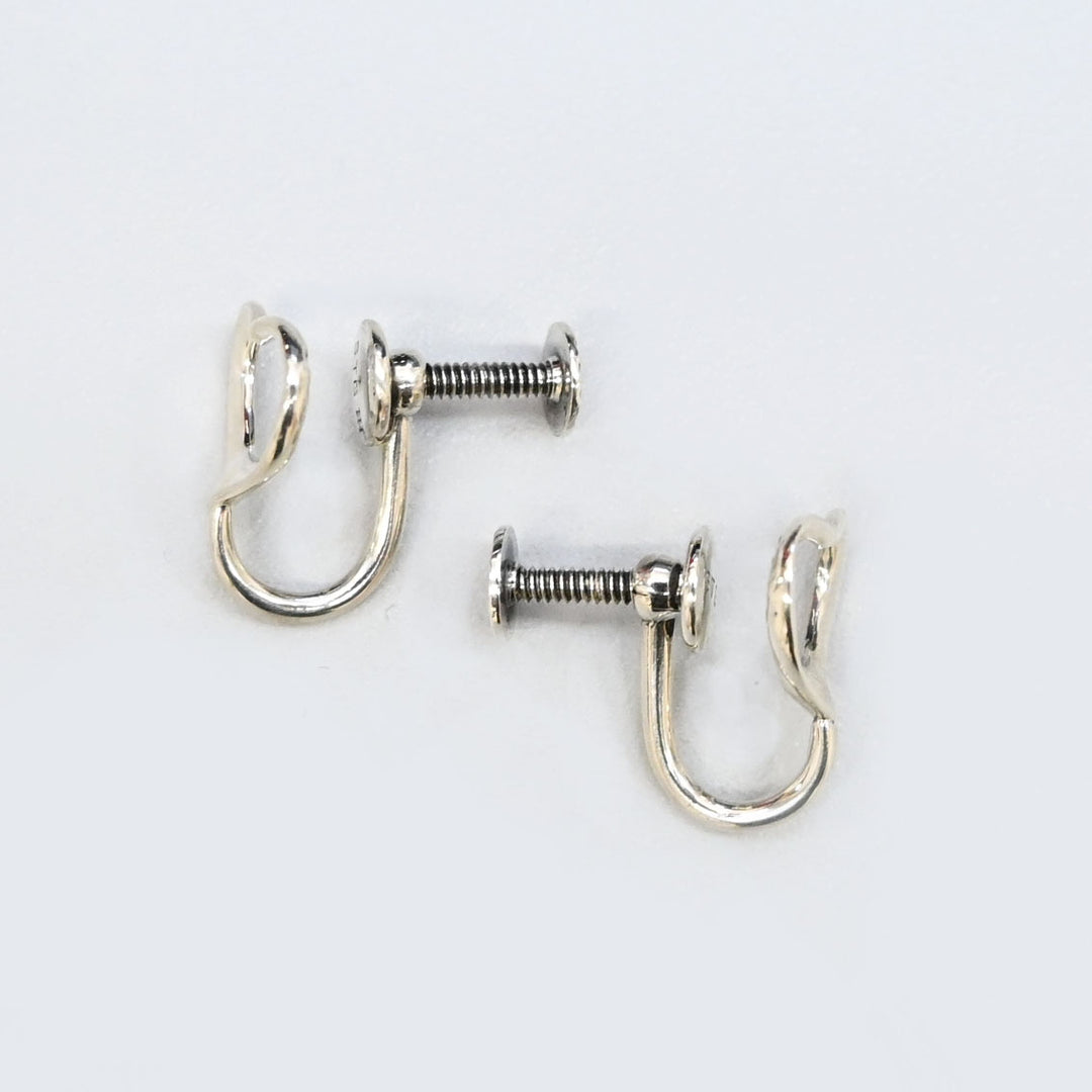 オープンハート イヤリング