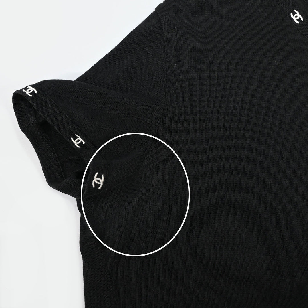 CHANEL Coco Mark Knit T-shirt P45712V
