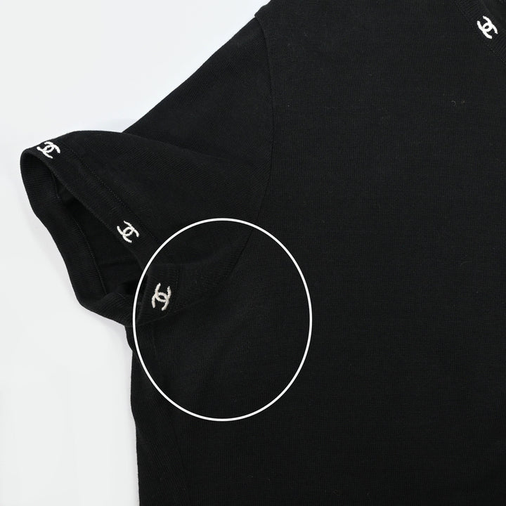 CHANEL Coco Mark Knit T-shirt P45712V