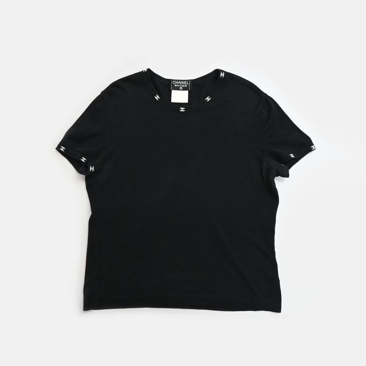 CHANEL Coco Mark Knit T-shirt P45712V