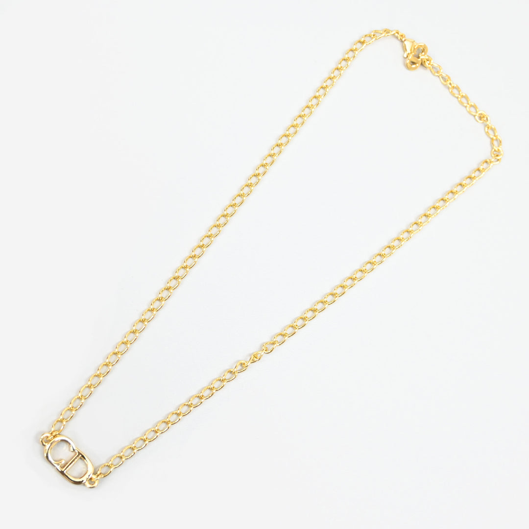 ChristianDior 基督 迪奥 CD徽标项链 P43965V