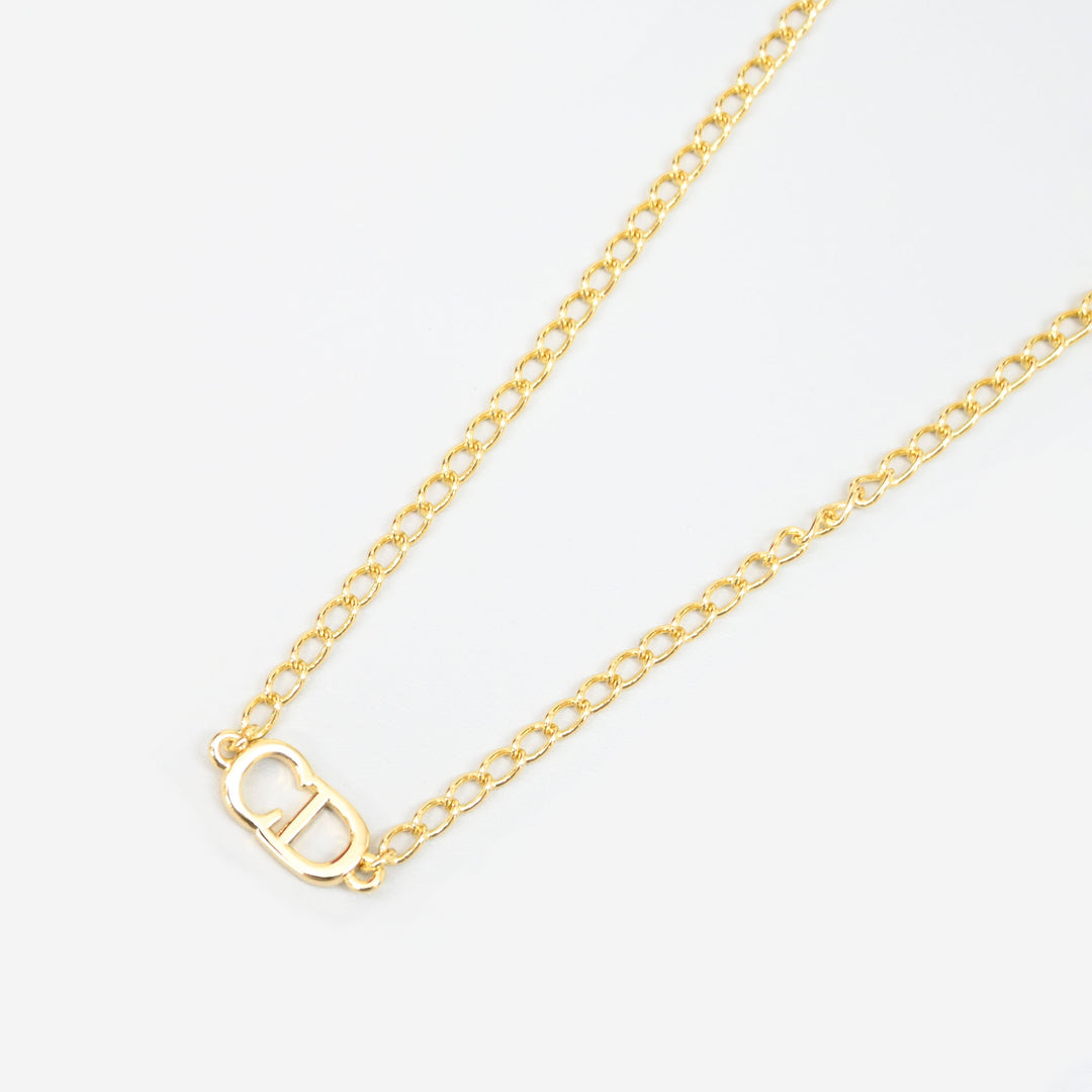 ChristianDior 基督 迪奥 CD徽标项链 P43965V