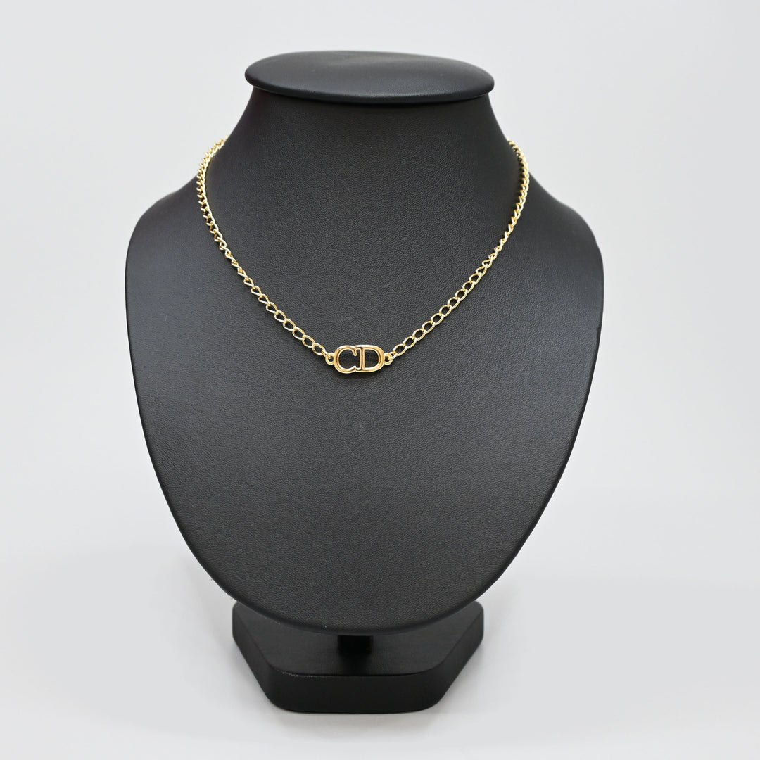 ChristianDior 基督 迪奥 CD徽标项链 P43965V
