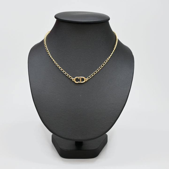 ChristianDior 基督 迪奥 CD徽标项链 P43965V