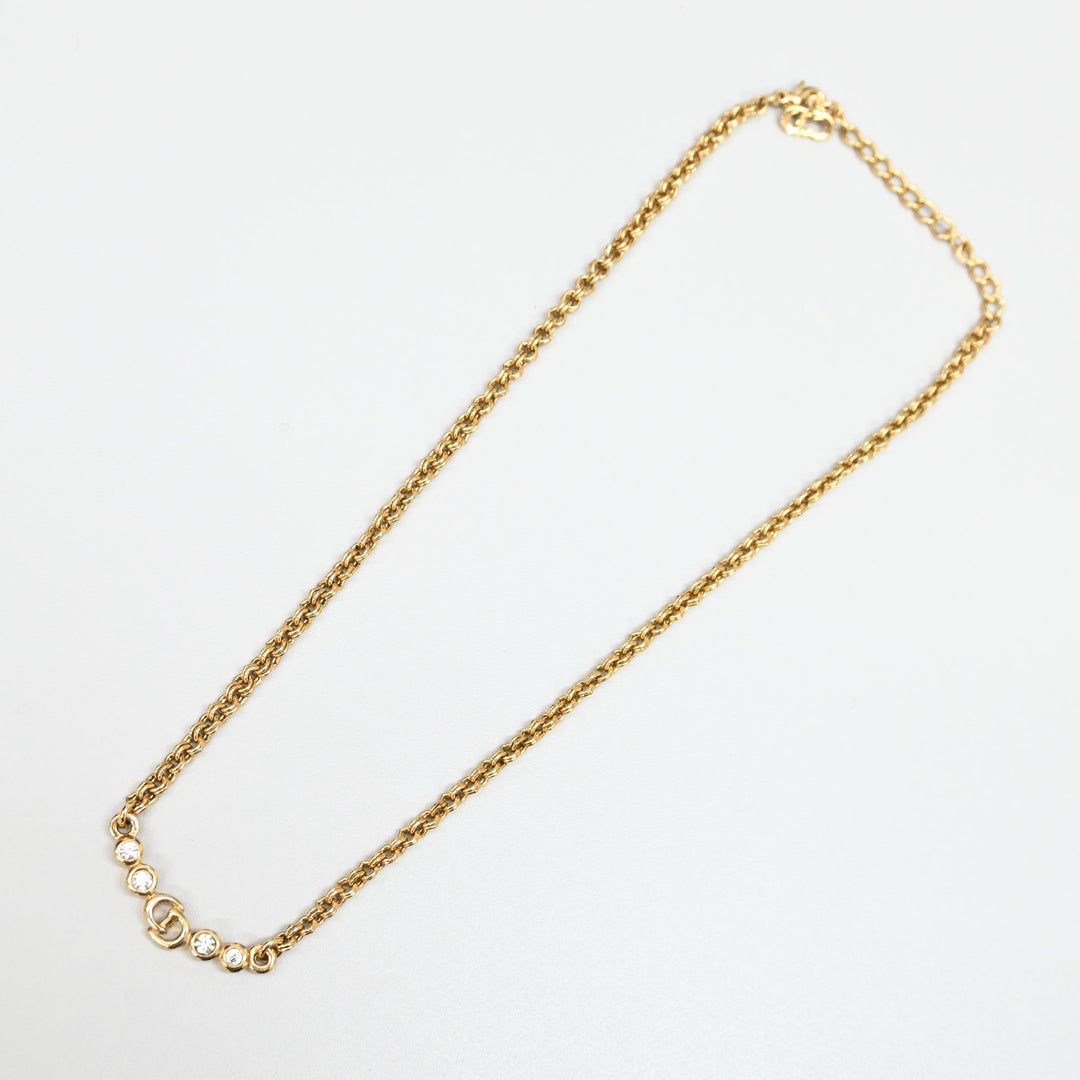 基督教基督教Dior CD徽标Linestone项链P44032V