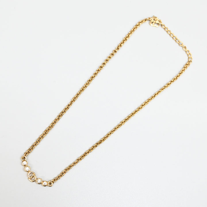 基督教基督教Dior CD徽标Linestone项链P44032V