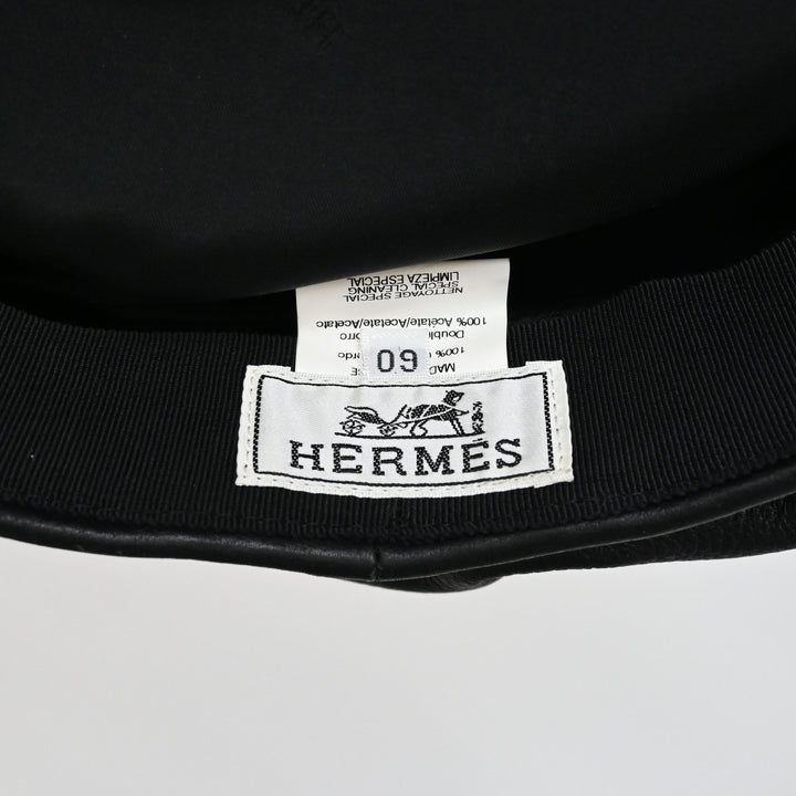 HERMES  爱马仕 鹿皮 棺材帽子男士 P44055V
