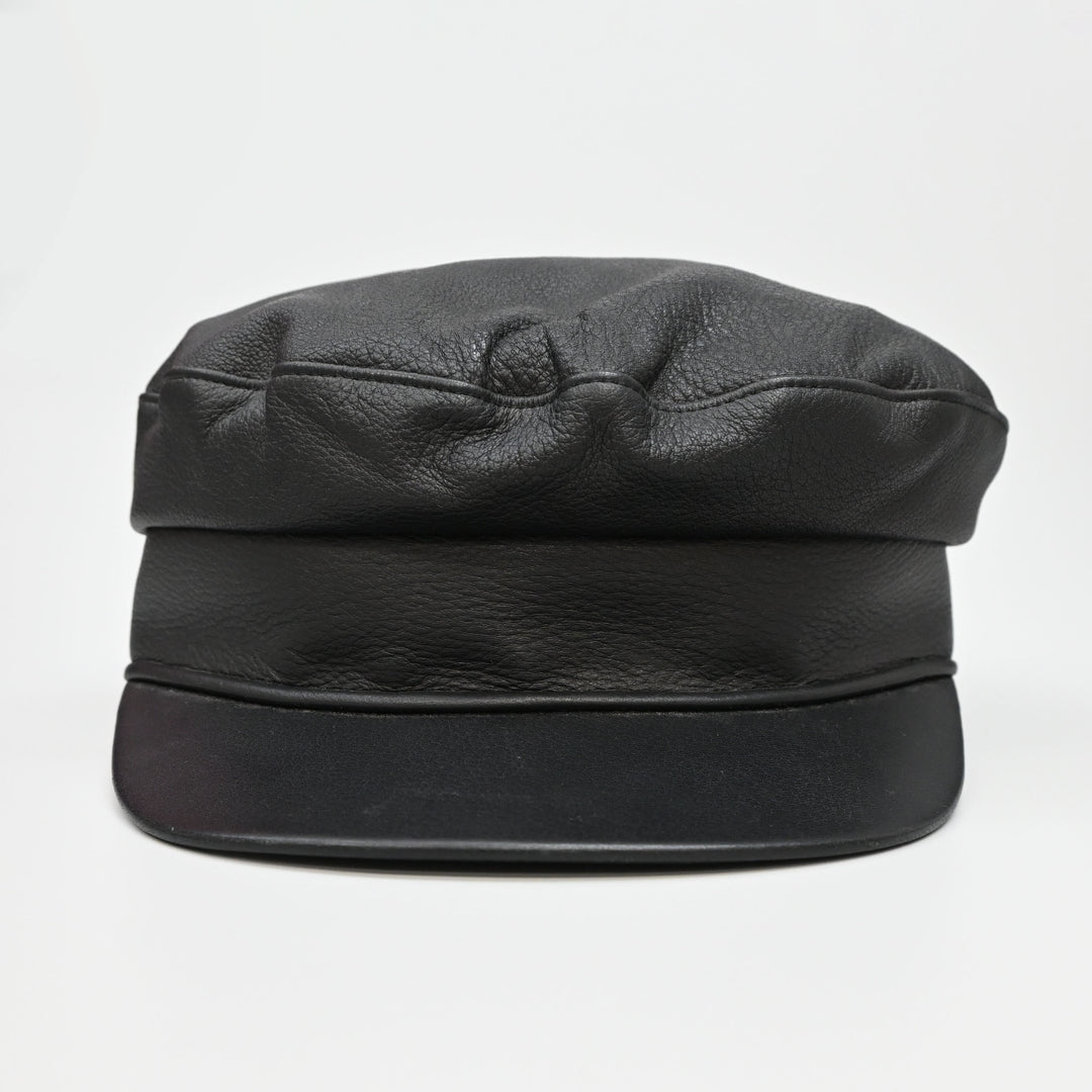 HERMES  爱马仕 鹿皮 棺材帽子男士 P44055V