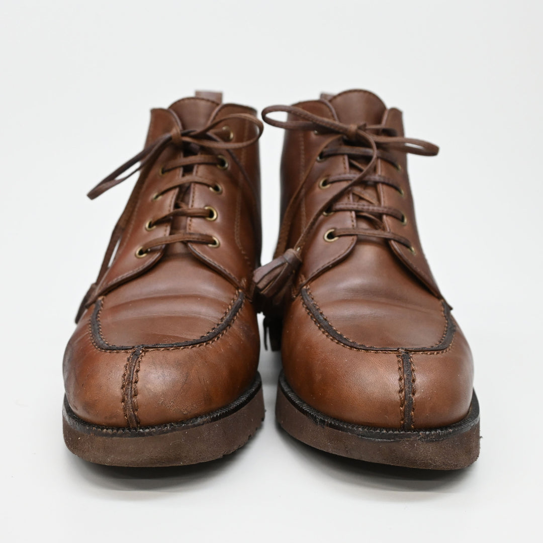 CHANEL lace up short boots P44077V