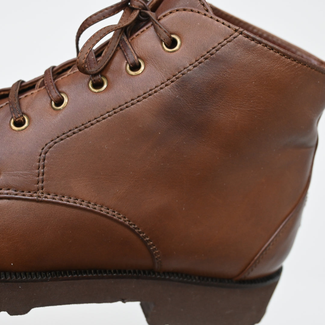 CHANEL lace up short boots P44077V