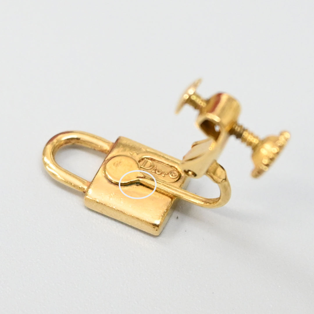 Christian Dior 크리스찬 디올 자물쇠 로고 귀걸이 P43905V