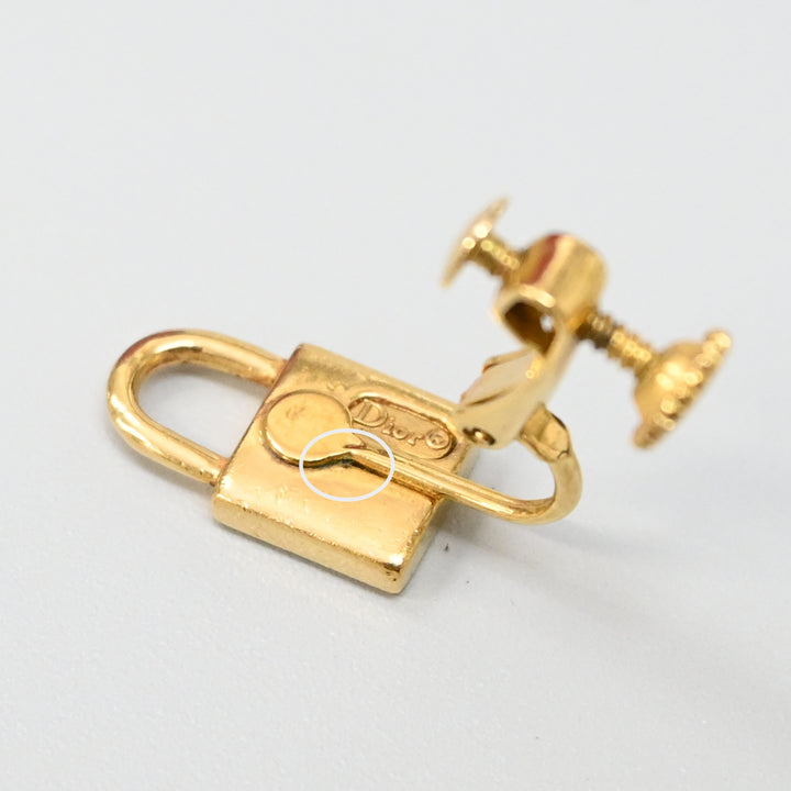 Christian Dior 크리스찬 디올 자물쇠 로고 귀걸이 P43905V