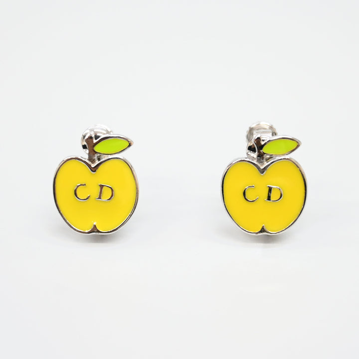 基督教基督教Dior Apple CD徽标耳环P43904V
