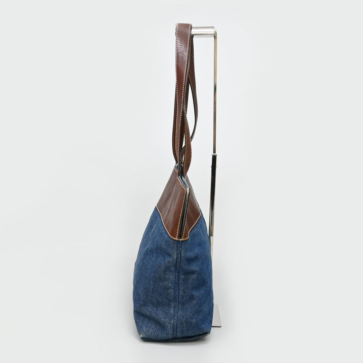 샤넬 코코 마크 데님 토트 백 P45033V