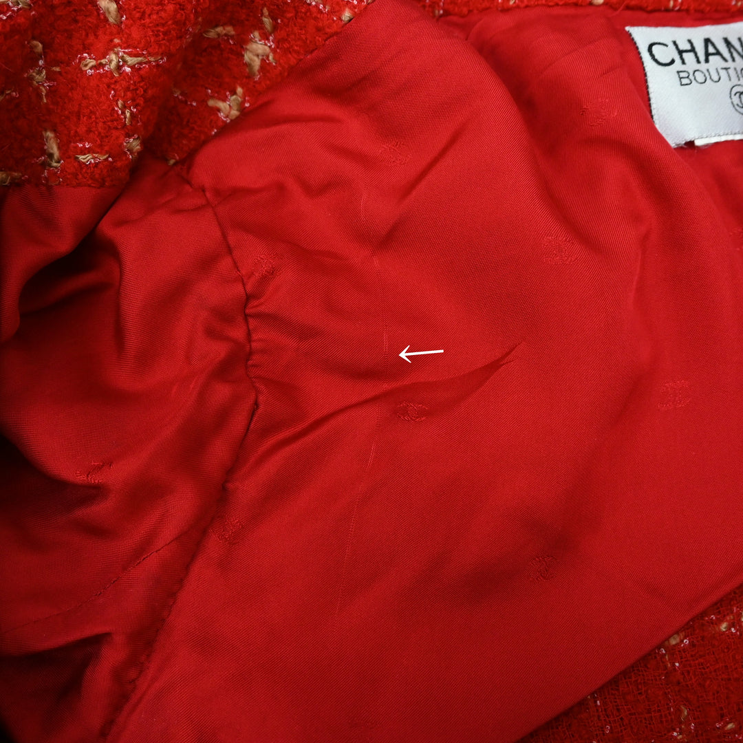 CHANEL 샤넬 트위드 재킷 P21223V