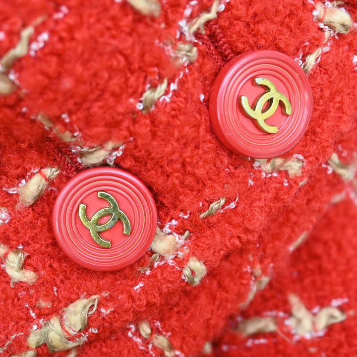 CHANEL 샤넬 트위드 재킷 P21223V