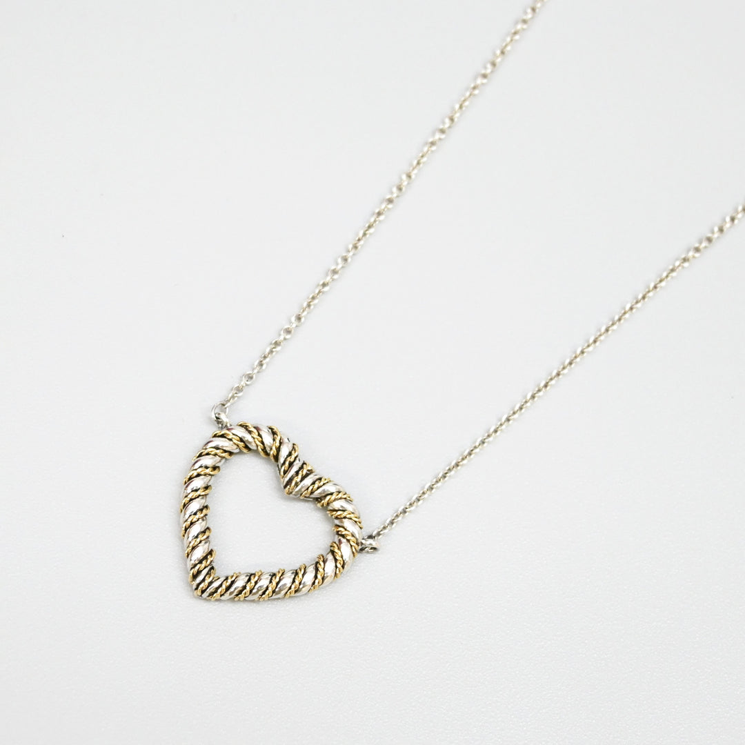 Tiffany & Co. 티파니 비틀림 심장 목걸이 P43304V