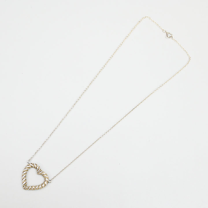 Tiffany & Co. 티파니 비틀림 심장 목걸이 P43304V