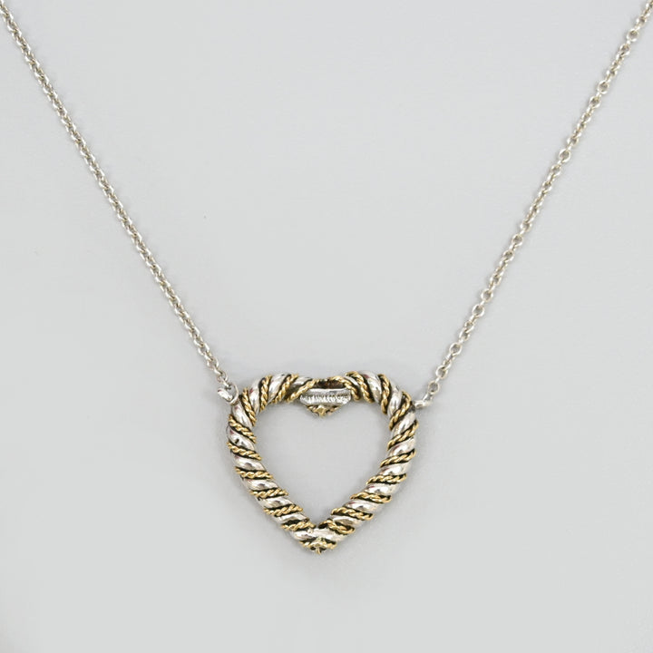 Tiffany & Co. 티파니 비틀림 심장 목걸이 P43304V
